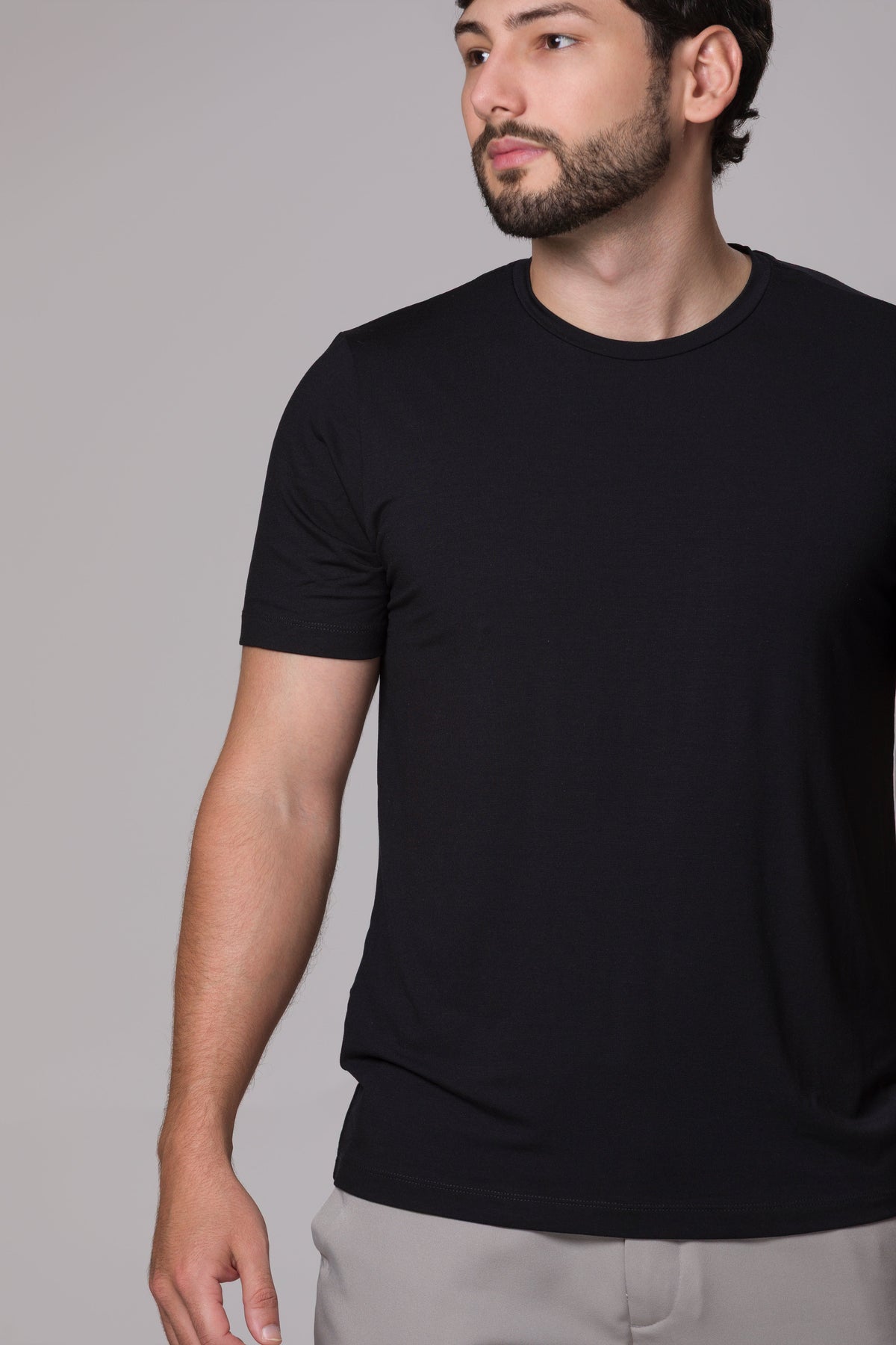 T SHIRT TECH PONTO H PRETO