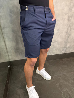 BERMUDA ALF. CASUAL-DAY C/ AJUSTE CINTURA PONTO H MARINHO