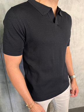 POLO TRICOT SEM BOTÃO PONTO H