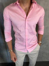 CAMISA MANGA LONGA PONTO H ROSA