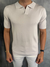 POLO TRICOT SEM BOTÃO PONTO H