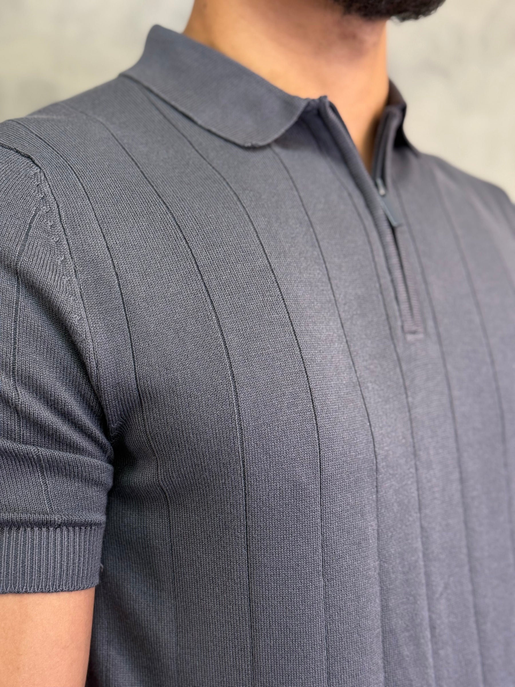 POLO TRICOT ZIPER PONTO H