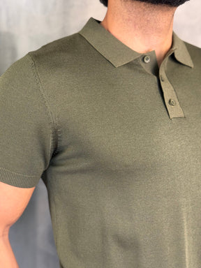 POLO TRICOT MIAMI PONTO H VERDE MUSGO