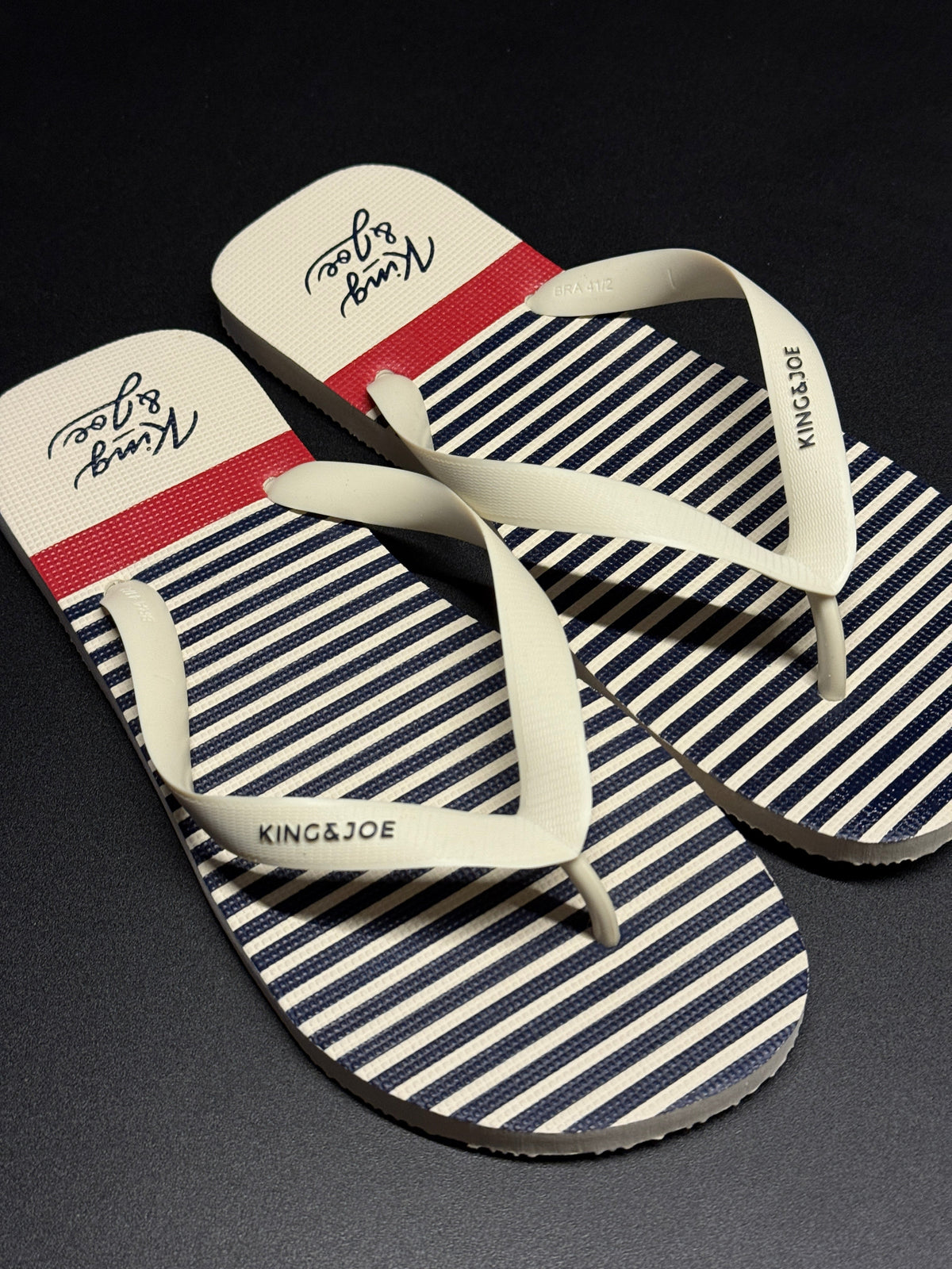 CHINELO MASC LISTRADO TRICOLOR KINGEJOE MARINHO