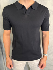 POLO TRICOT SEM BOTÃO PONTO H