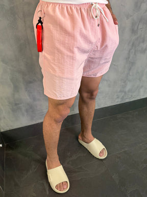 SHORT PRAIA LISO PREMIUM RSV ROSA LOTUS