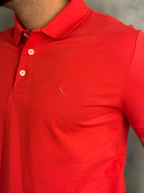POLO PIQUET CLÁSSICA RSV VERMELHO