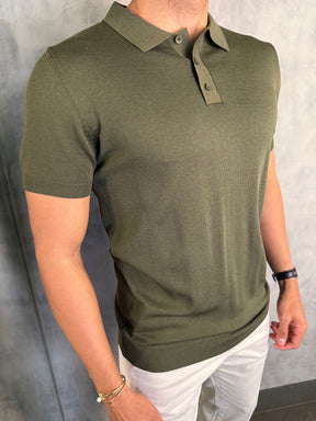 POLO TRICOT MIAMI PONTO H VERDE MUSGO