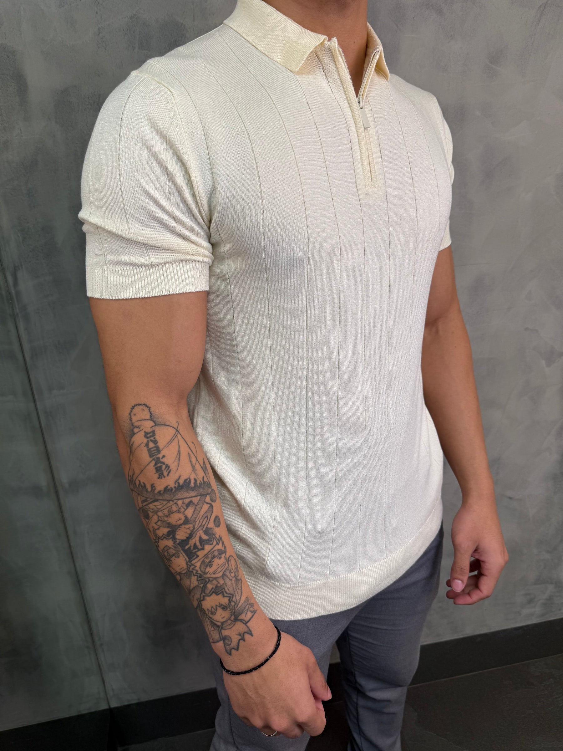 POLO TRICOT ZIPER PONTO H