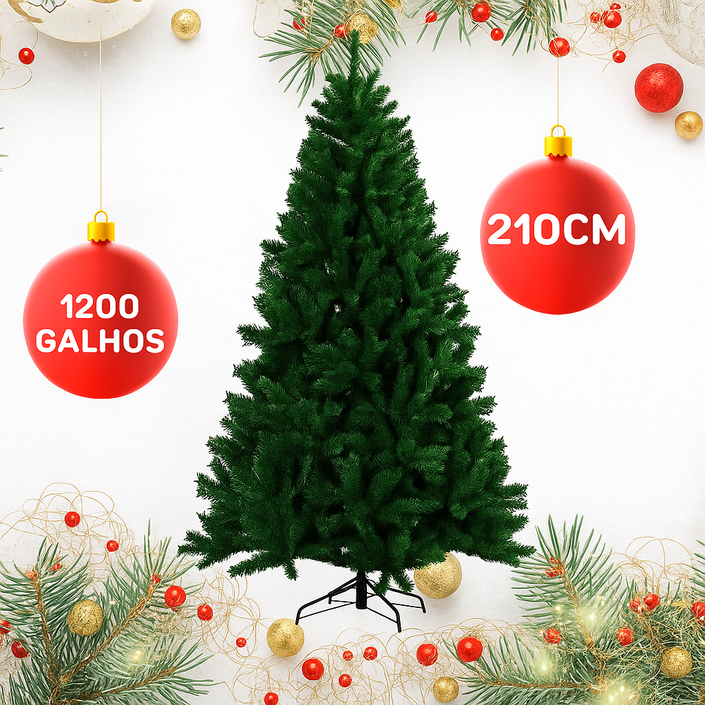 Árvore de Natal Completa Com Efeites Decorada - Últimas unidades +80 Enfeites