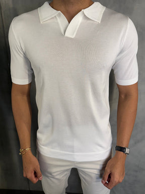 POLO TRICOT SEM BOTÃO PONTO H