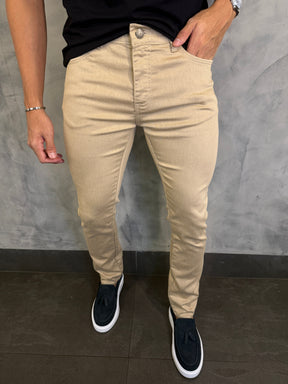 CALÇA SARJA FIVE POCKETS DLZ KHAKI