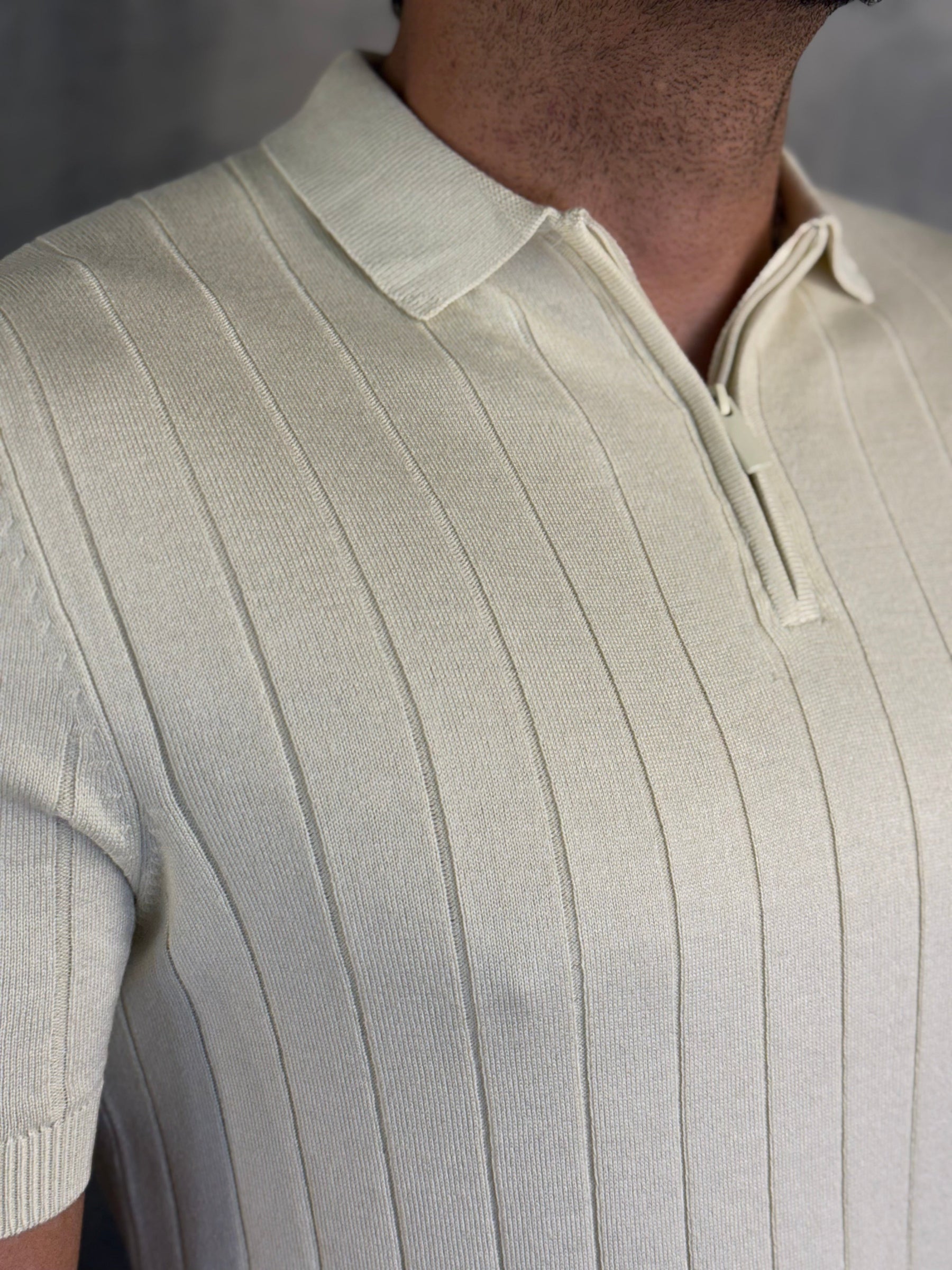 POLO TRICOT ZIPER PONTO H