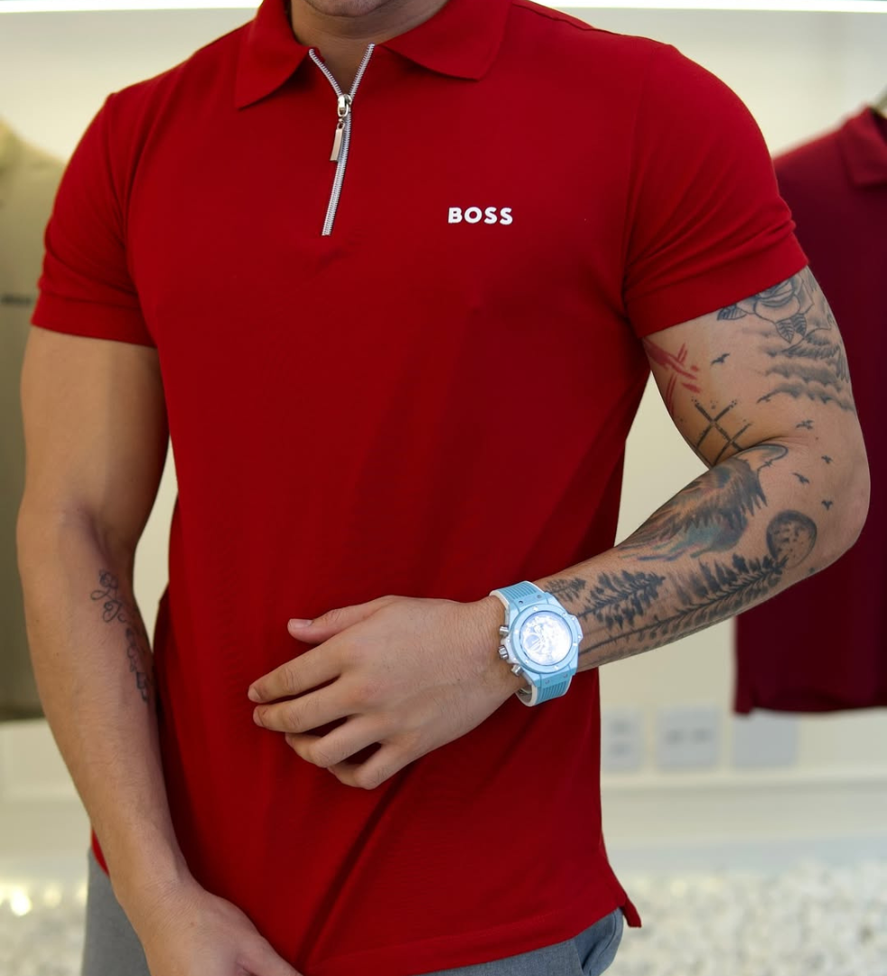 kit 5 Camisas Polo importadas com zíper