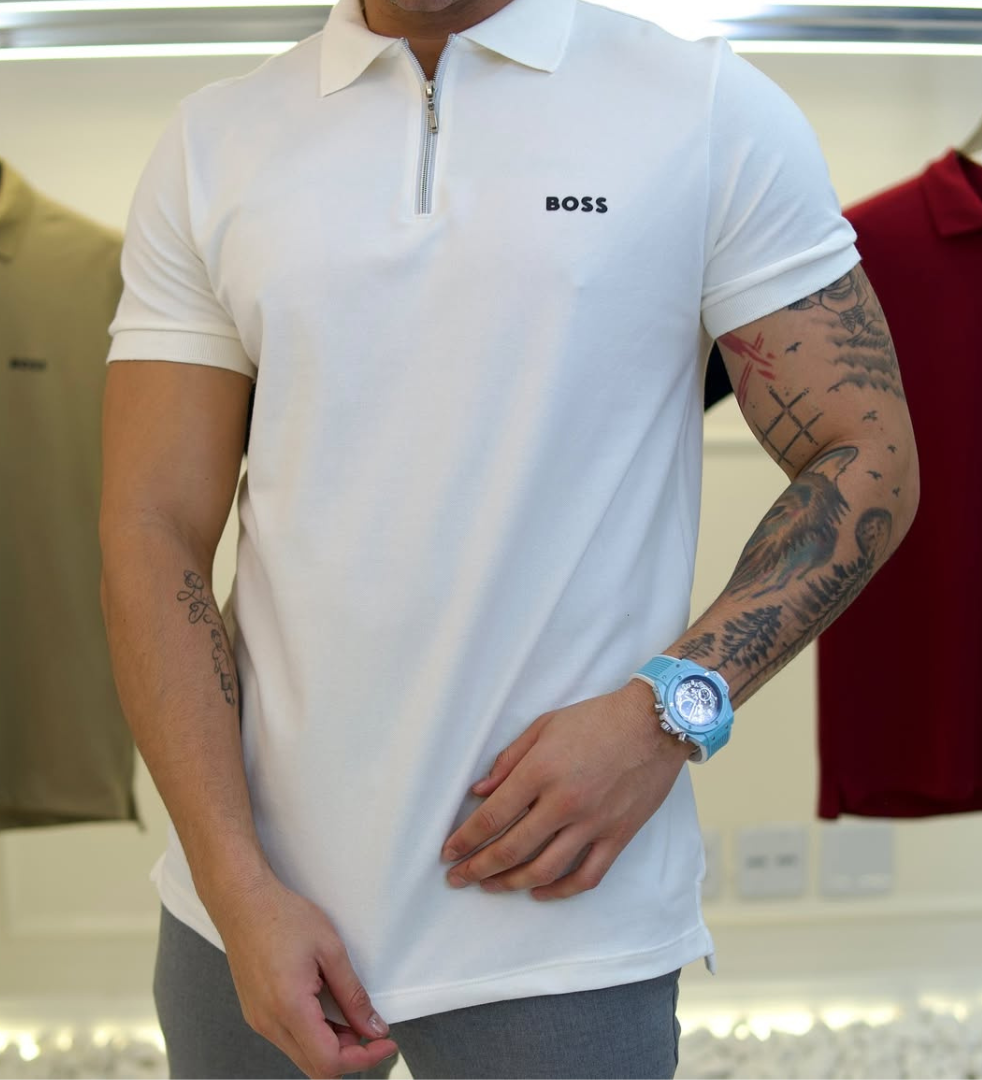 kit 5 Camisas Polo importadas com zíper