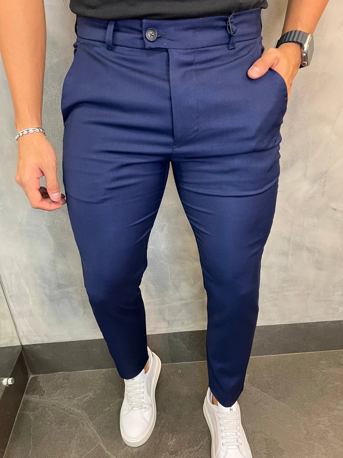 KIT 4 CALÇA ALFAIATARIA SKINNY STRETC