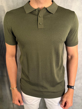 POLO TRICOT MIAMI PONTO H VERDE MUSGO