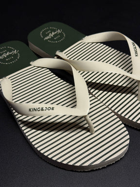 CHINELO MASC LISTRADO BICOLOR KINGEJOE VERDE MILITAR