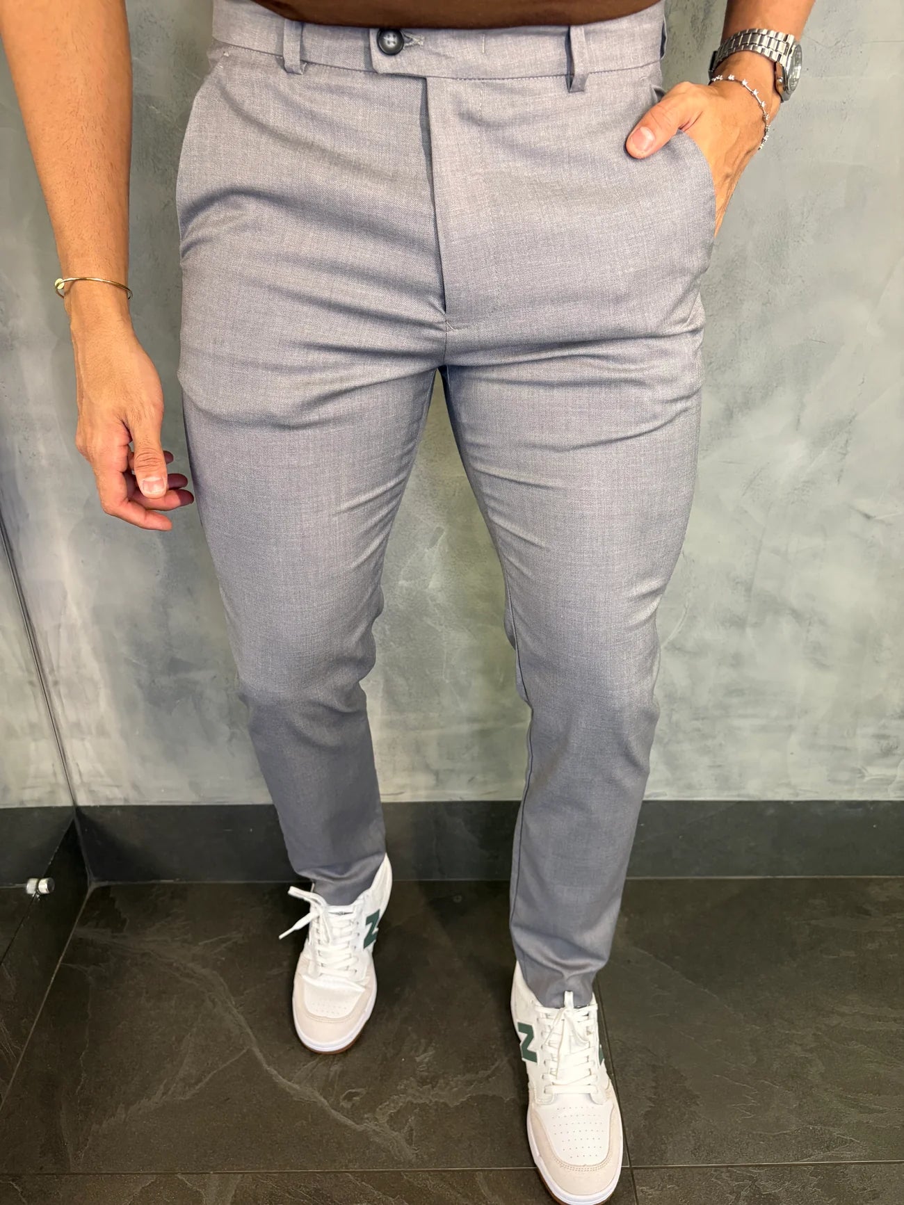 KIT 4 CALÇA ALFAIATARIA SKINNY STRETC