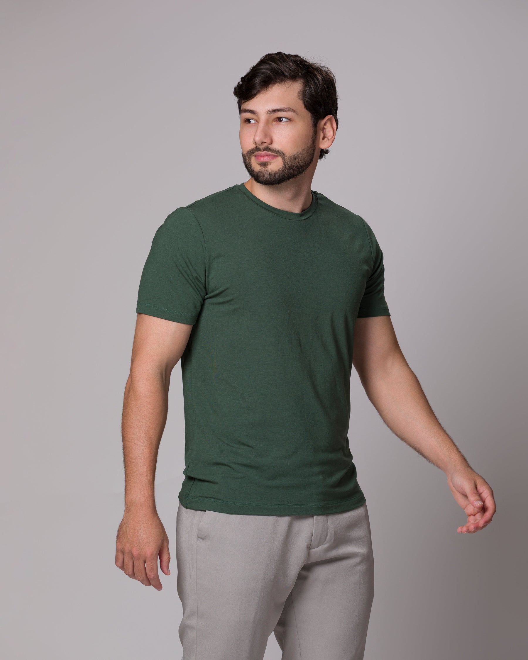 T SHIRT TECH PONTO H VERDE