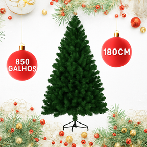 Árvore de Natal Completa Com Efeites Decorada - Últimas unidades +80 Enfeites
